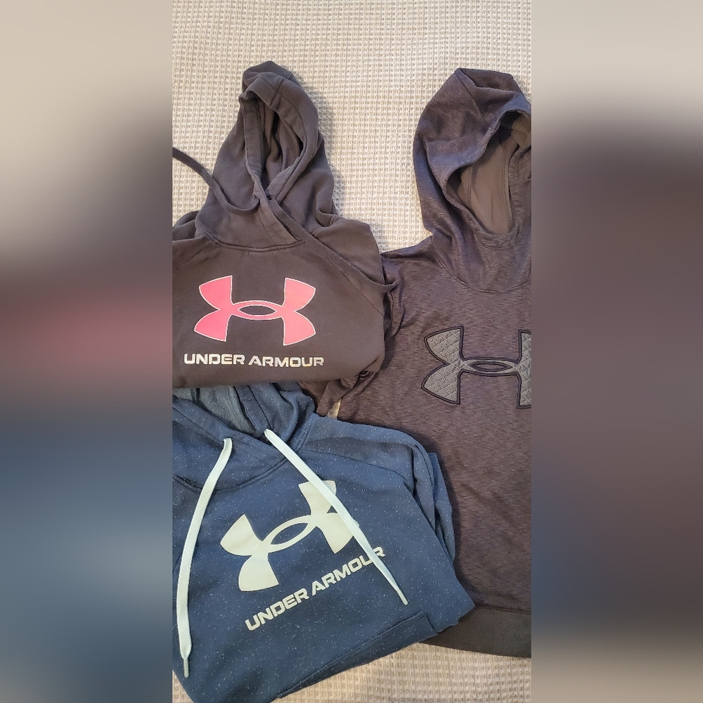 Lot Of 3 Under Armour Hoodies